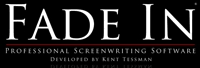 Fade In professional screenwriting software