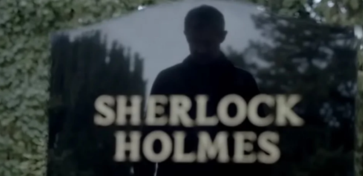 Sherlock Holmes' gravestone