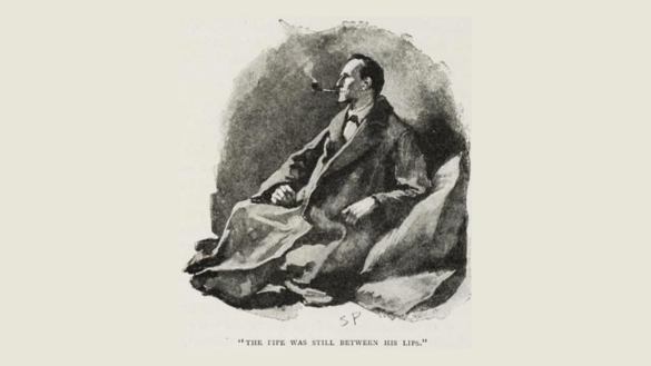 Holmes among his Cushions