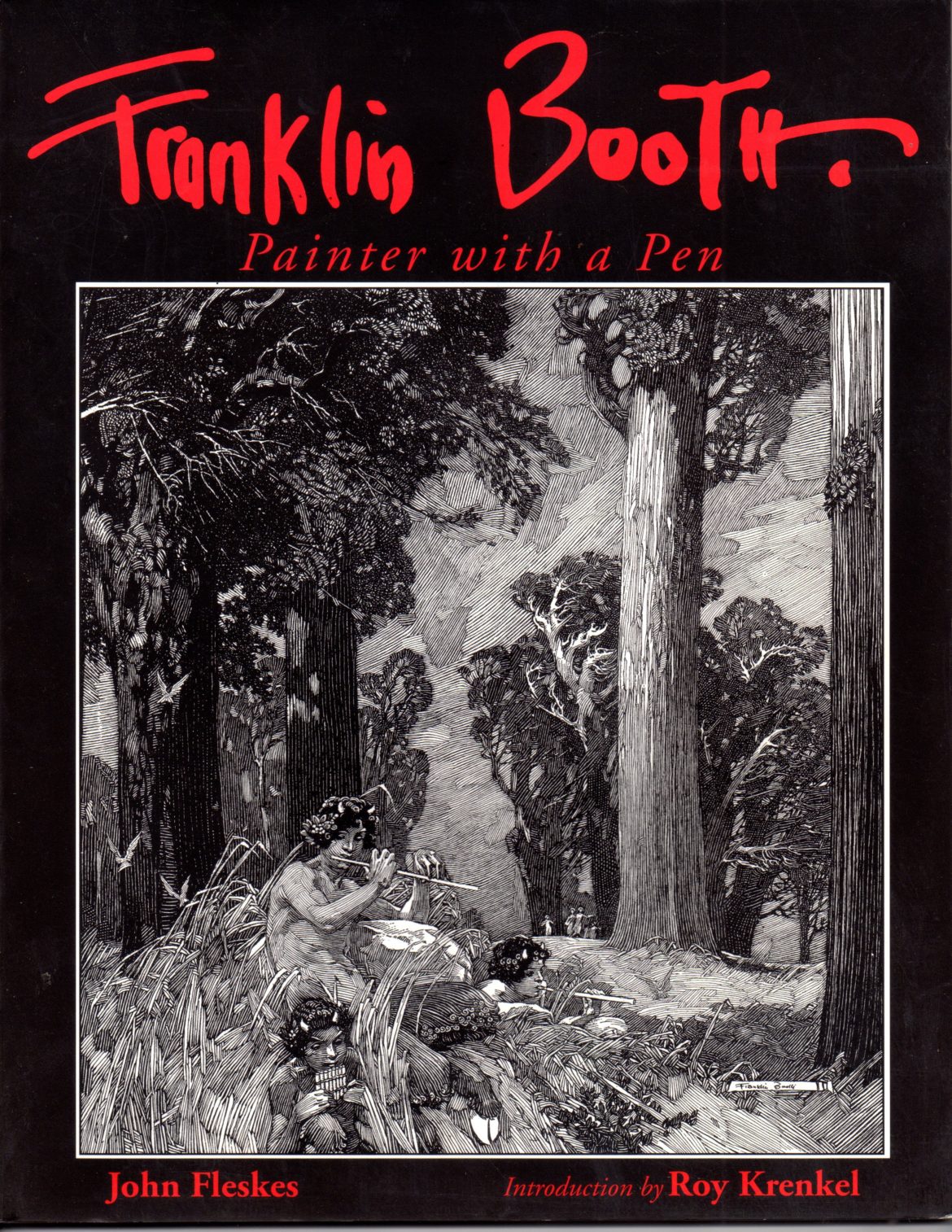 Franklin_Booth_Painter_With_A_Pen_John_Fleskes_cover Cover of 'Franklin Booth, Painter with a Pen'