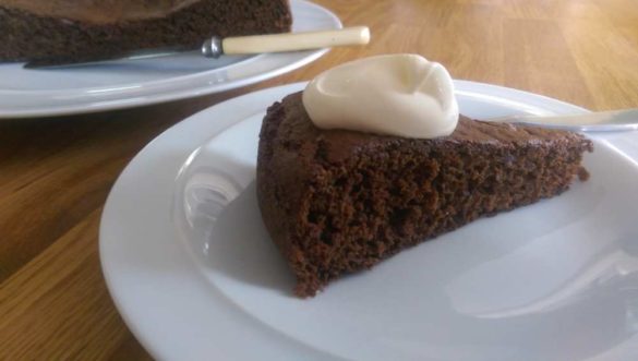 A slice of gingerbread