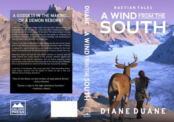 Paperback wraparound cover for A WIND FROM THE SOUTH