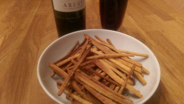 Cheese straws from Mrs. De Salis's 1903 recipe