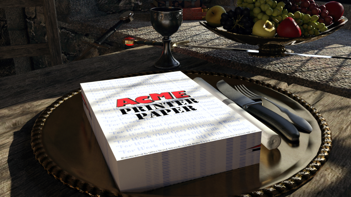 Acme Printer paper a la mode