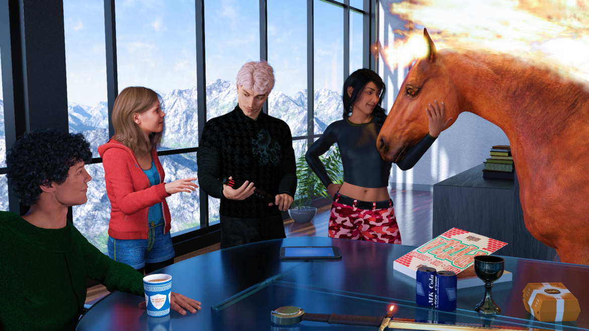 Carmela and Sunspark drop by