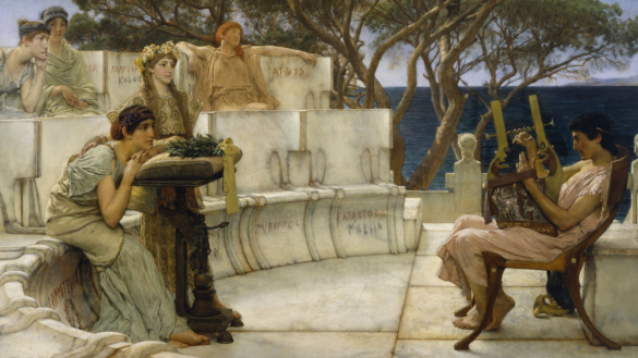Alma-Tadema, Sappho and Alcaeus