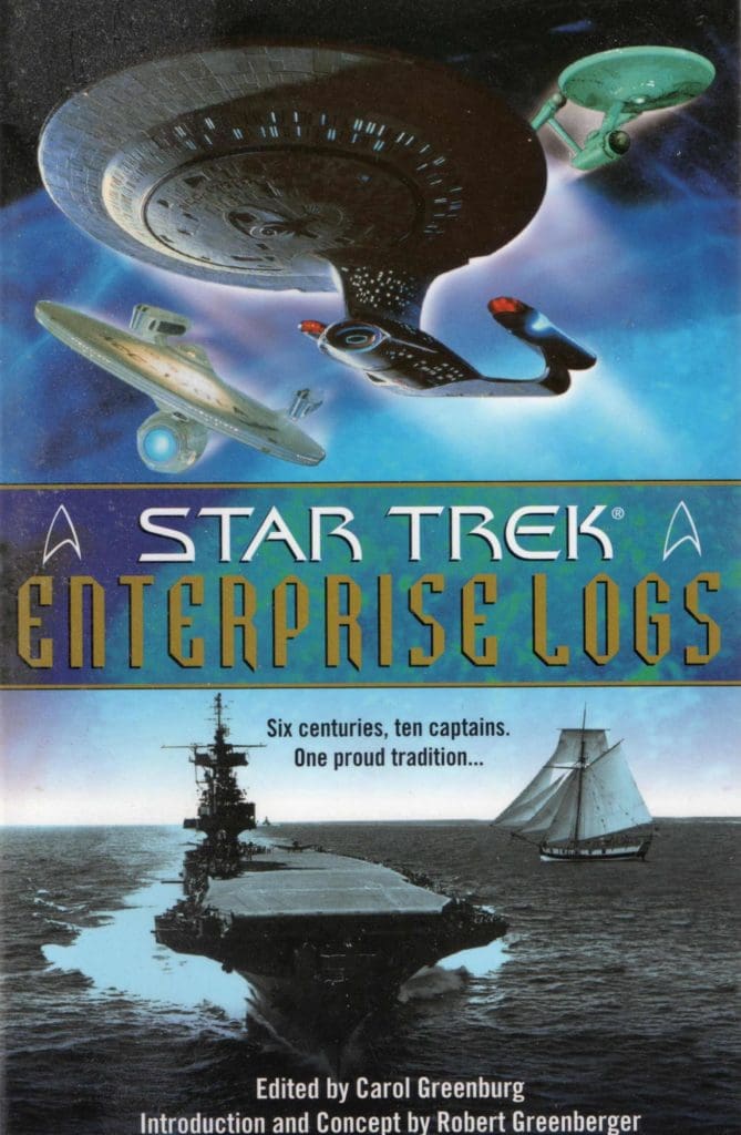 STAR TREK: ENTERPRISE LOGS 1st ed trade pb cover